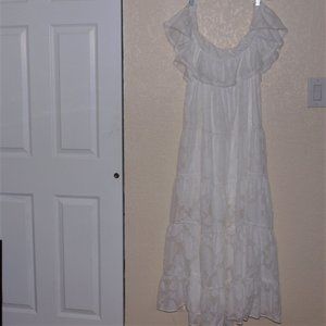 Limitless Long White Dress Size medium